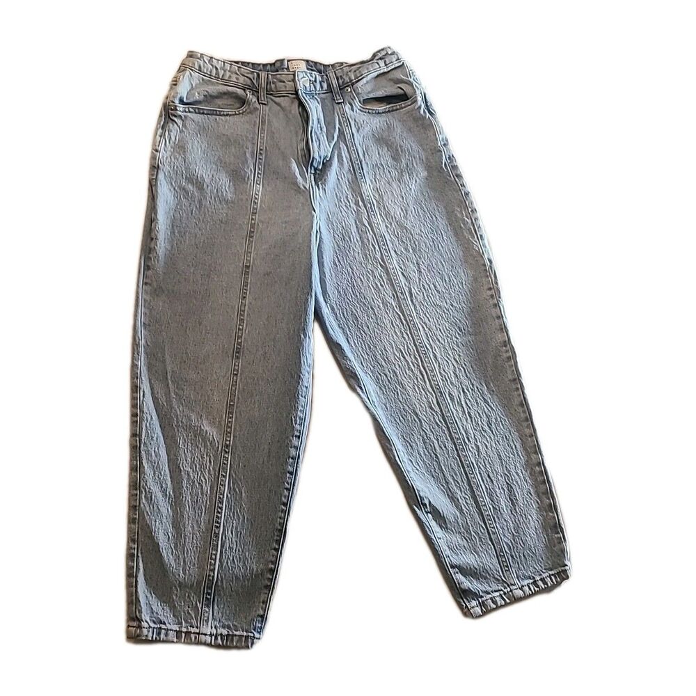 Women's A New Day High-Rise Straight Leg Jeans 14/32R Blue Light Wash